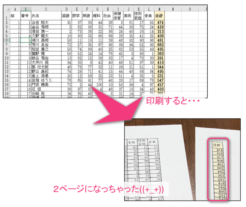 エクセルできれいに１枚に収めて印刷する方法 Excel ためセル