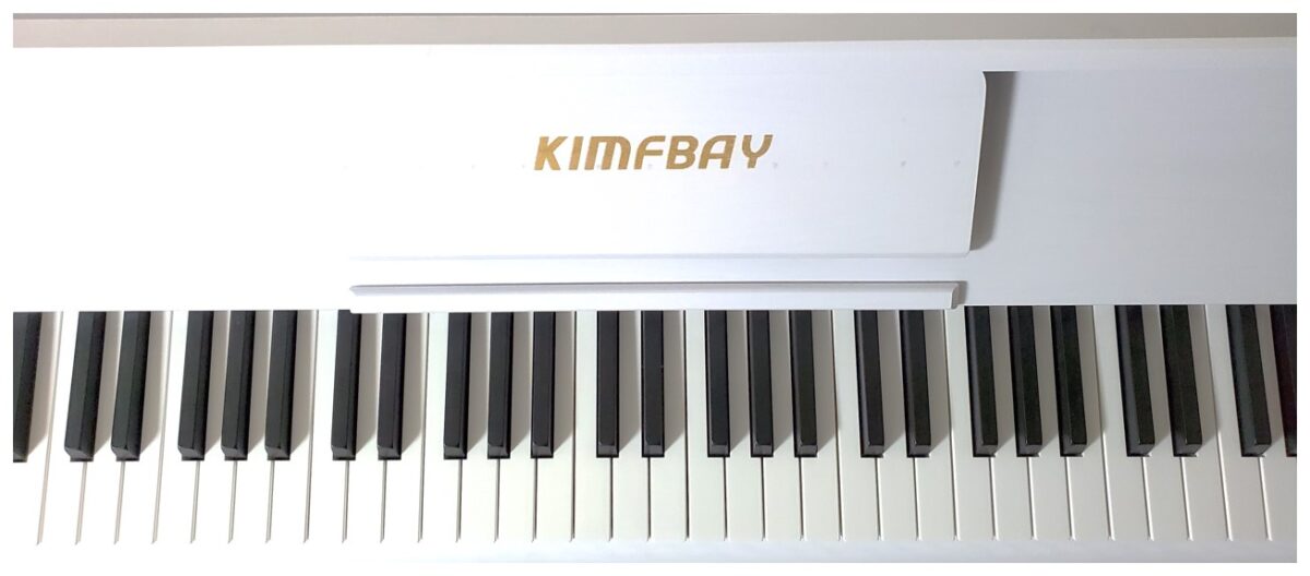 kimfbay 電子ピアノ 88鍵盤 人気 初心者 BL-8818 (ホワイト)